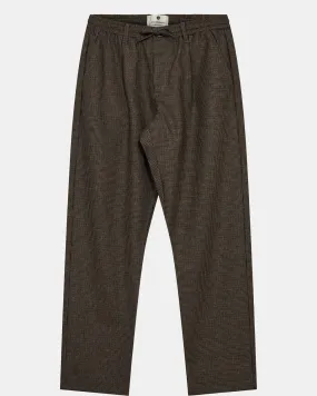 AKJAN WOOL PANTS - Chocolate Brown