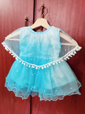 Baby Girl Sky Blue Frock/Dress