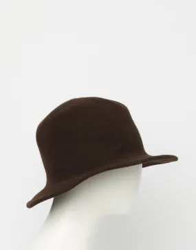 Chocolate Brown Traveller   Felt Hat