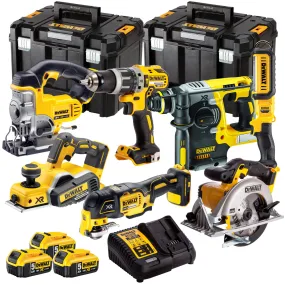 Dewalt 18V 7 Piece Power Tool Kit with 3 x 5.0Ah Batteries T4TKIT-439