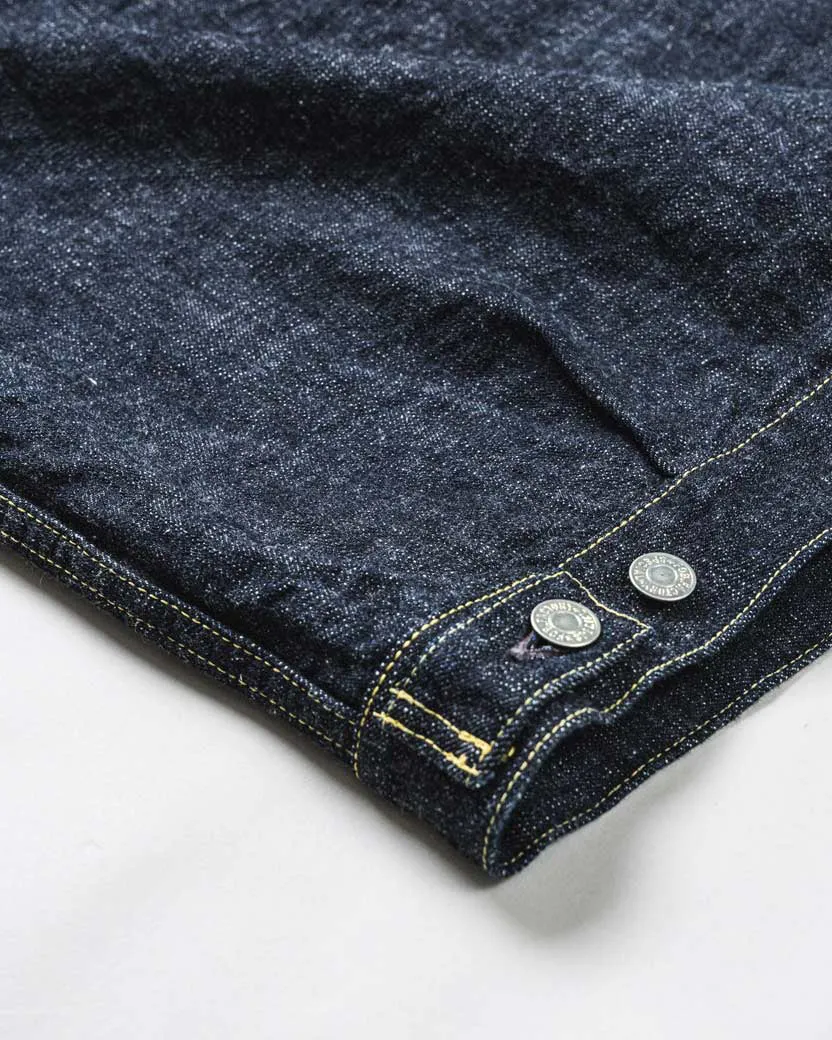 FOB Factory F2378 14oz Supima G3 Selvedge Denim Type II Jacket - Onewash