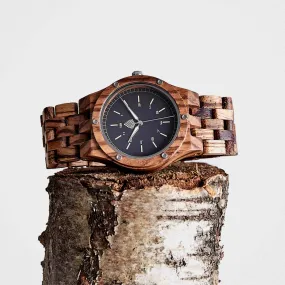 Handmade Wooden Watch For Men: The Yew