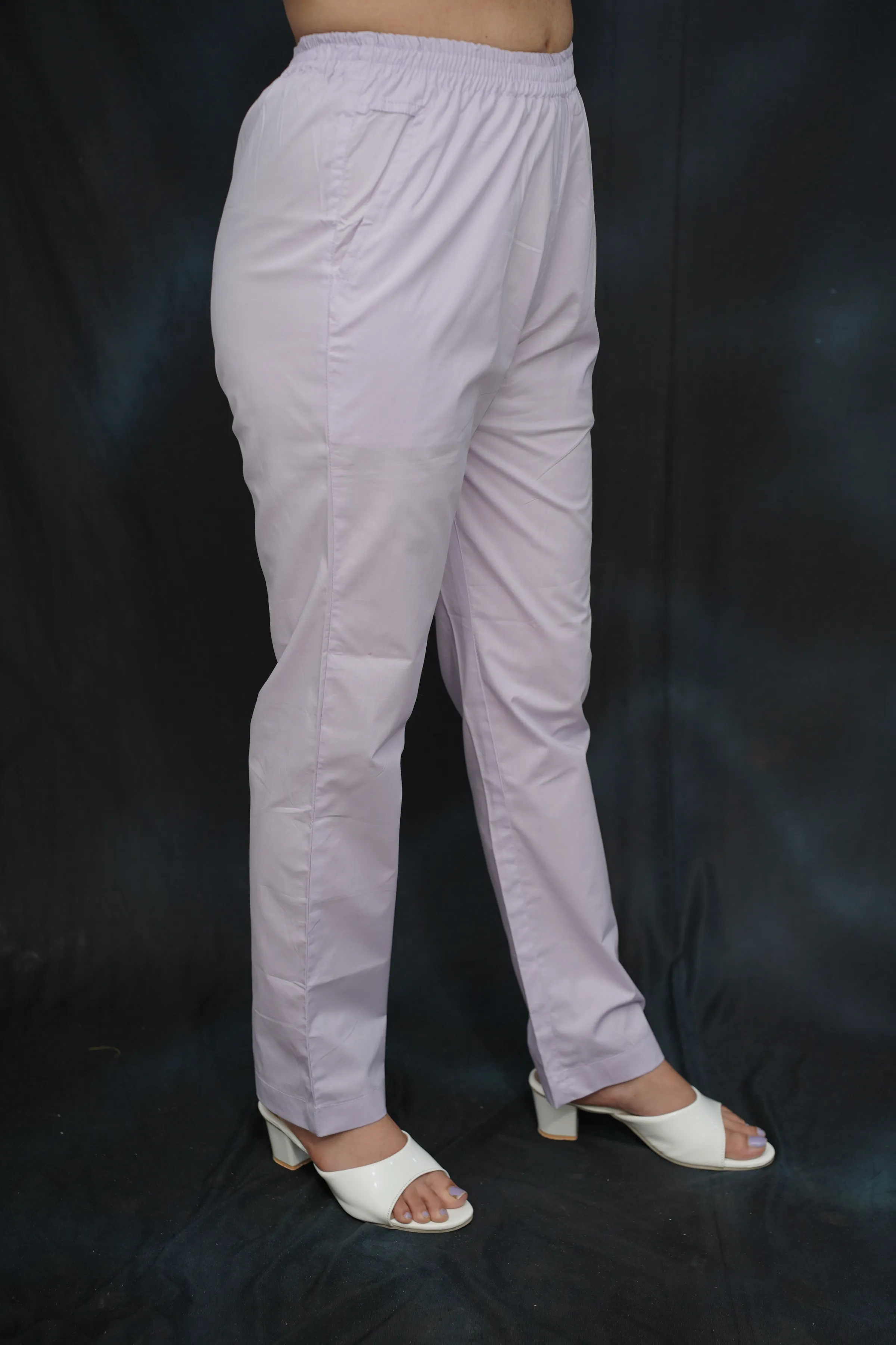 Light Lavender Cotton Kurti Pant