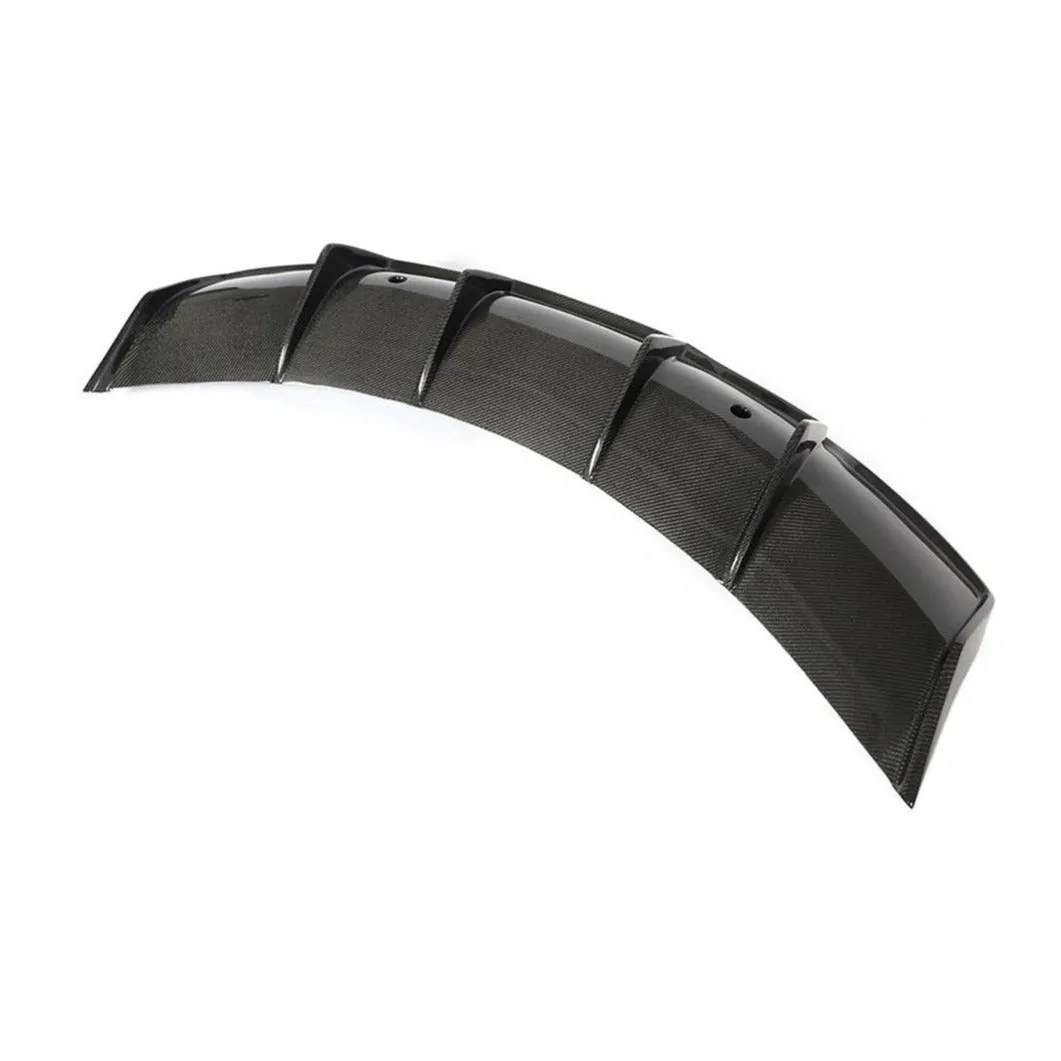 Model 3 Rear Diffuser Trunk Lip - Real Molded Carbon Fiber