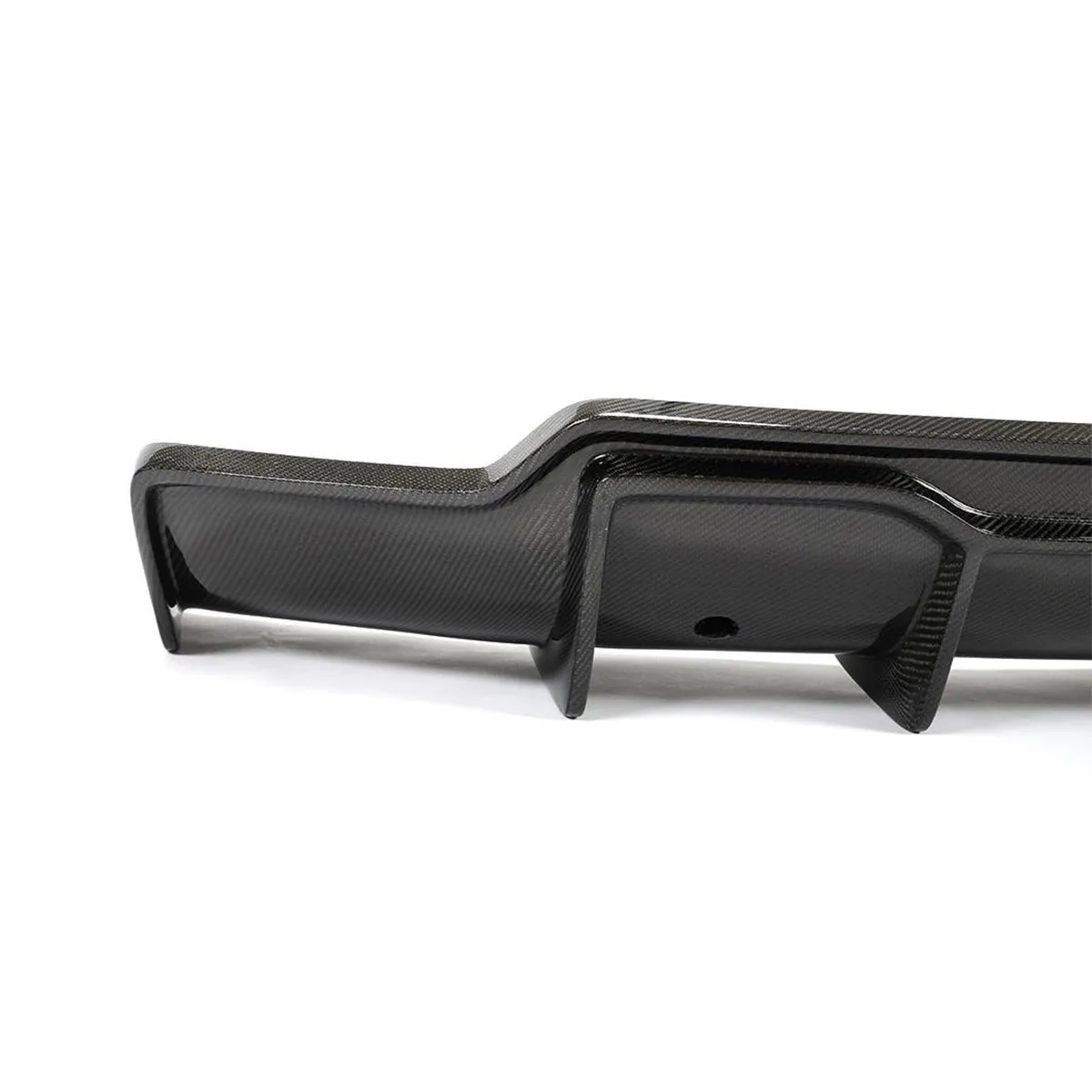 Model 3 Rear Diffuser Trunk Lip - Real Molded Carbon Fiber