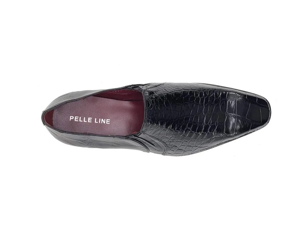 Pelle Exotics "Bellini" Alligator Loafer Black