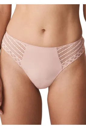 Prima Donna Twist East End Thong, Powder Rose (0641930)