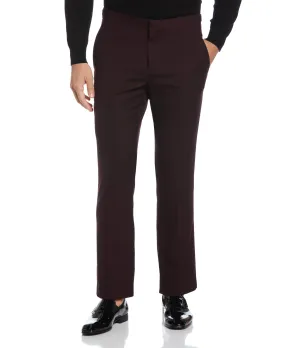 Slim Fit Stretch Textured Tuxedo Pant